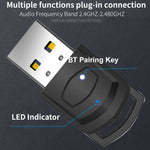 Adattatore Bluetooth 5.0 per PS4, PS5 e PC