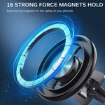Staffa magnetica auto con presa d'aria per smartphone