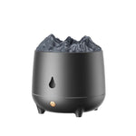 Macchina per aromaterapia con umidificatore a fiamma simulata