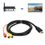 Cavo HDMI a AV/3RCA 1,5 metri con connettori placcati oro