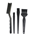 Set 4 spazzole per pulizia tastiera e fotocamera