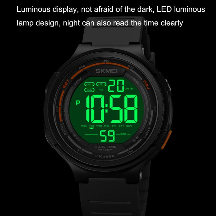 SKMEI 1841 Orologio sportivo impermeabile luminoso