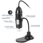 Microscopio portatile USB 50-1000X con luce LED