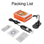 Microscopio portatile USB 50-1000X con luce LED