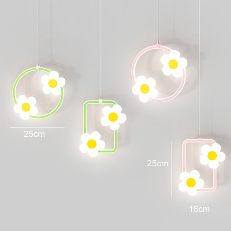 Lampadario LED girasole per cameretta 30x30 cm