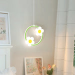 Lampadario LED girasole per cameretta 30x30 cm