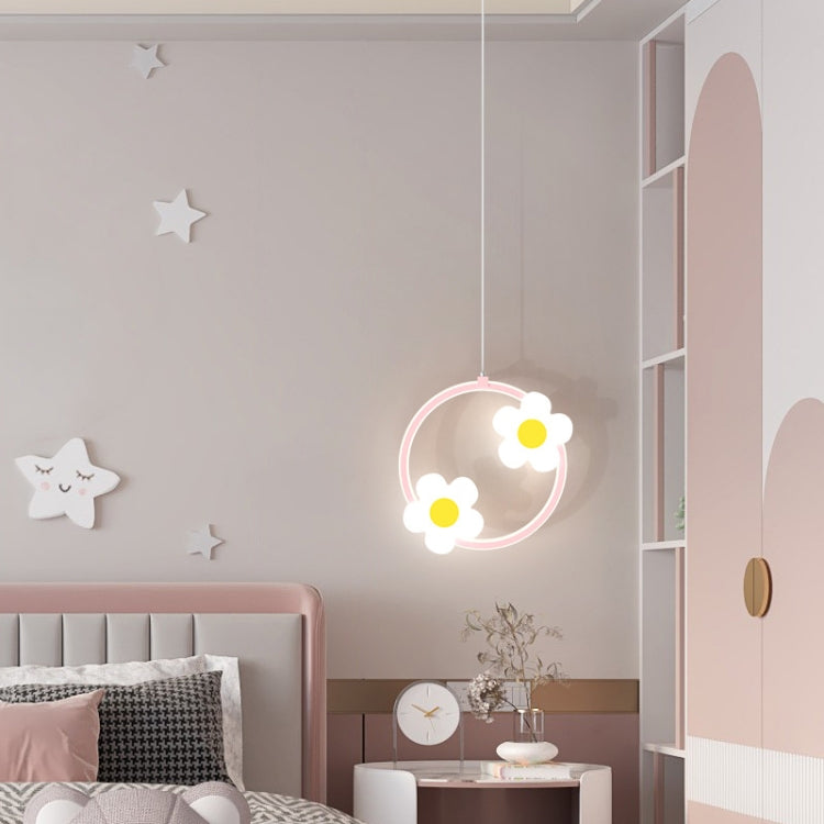 Lampadario LED girasole per cameretta 30x30 cm