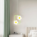 Lampadario LED girasole per cameretta 30x30 cm
