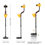 Metal detector MD9020C con display LCD retroilluminato e torcia LED - immagine 4
