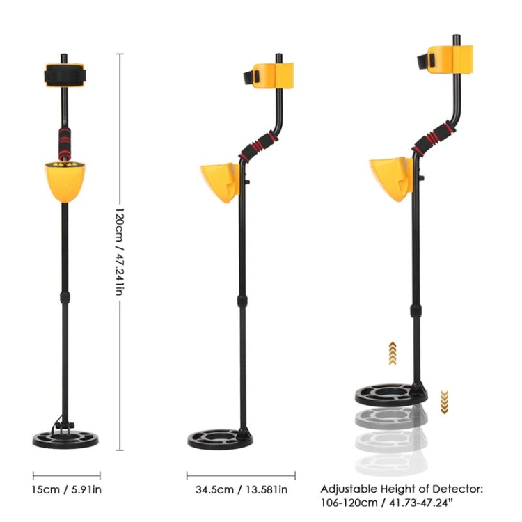 Metal detector MD9020C con display LCD retroilluminato e torcia LED - immagine 4