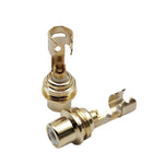 Spina audio femmina RCA Lotus con clip 10 pezzi