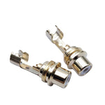 Spina audio femmina RCA Lotus con clip 10 pezzi