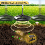 Metal detector giocattolo per bambini MD3002 nero