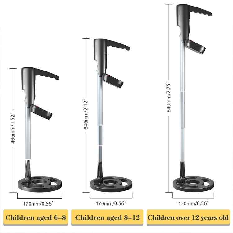 Metal detector giocattolo per bambini MD3002 nero
