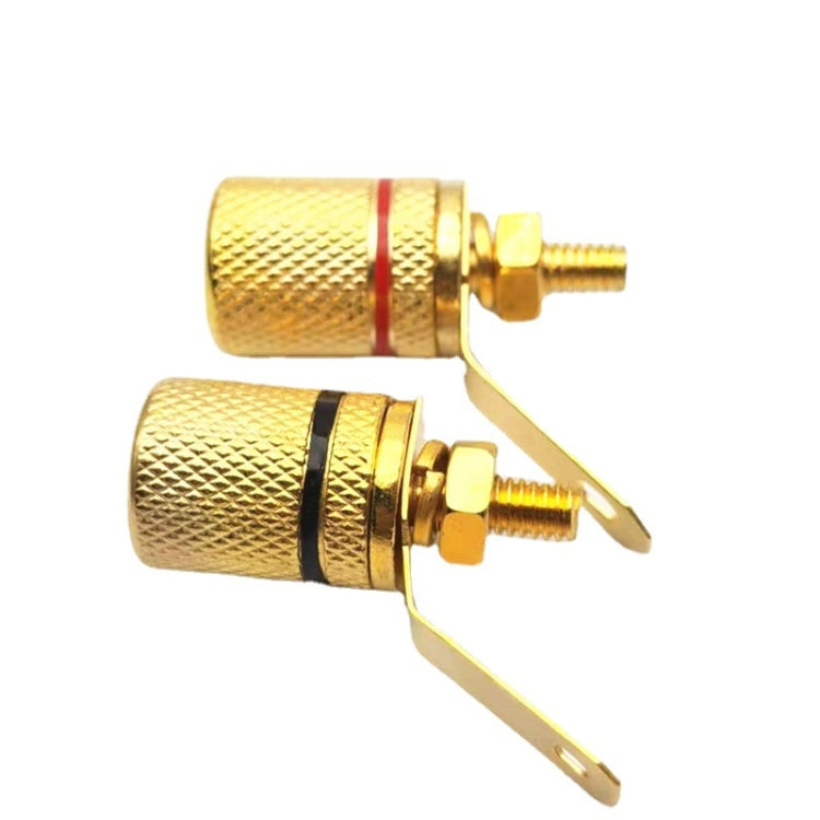 Terminali a spina a banana 4 mm placcati in oro 10 pezzi