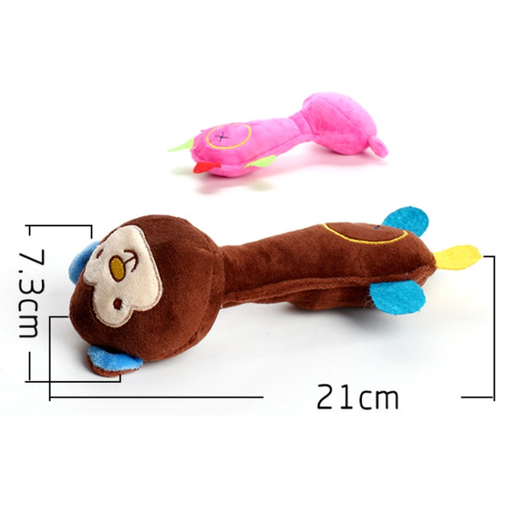3pcs giocattoli sonori in peluche per cani 25cm