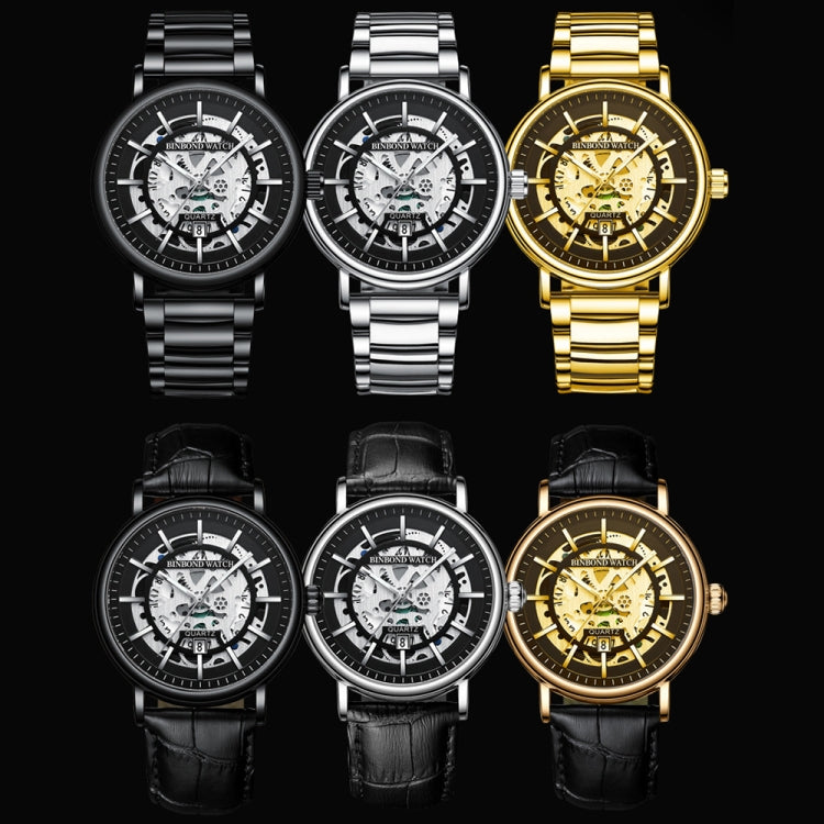 BINBOND B7872 Orologio al quarzo impermeabile luminoso
