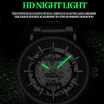 BINBOND B7872 Orologio al quarzo impermeabile luminoso