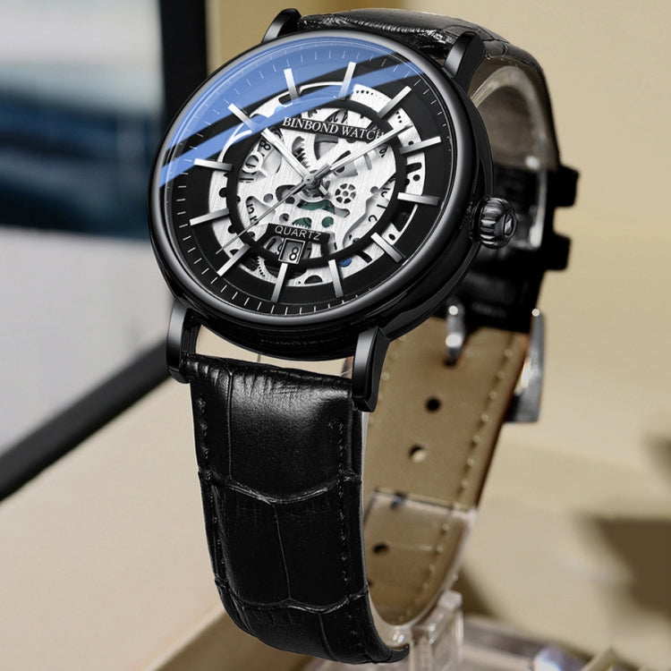 BINBOND B7872 Orologio al quarzo impermeabile luminoso