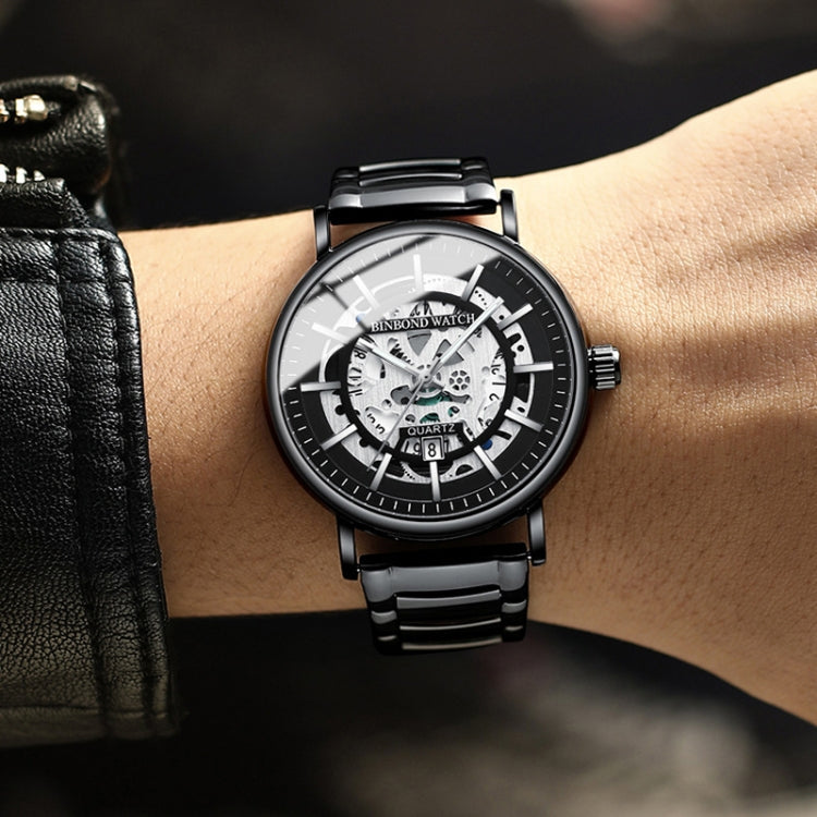 BINBOND B7872 Orologio al quarzo impermeabile luminoso