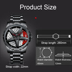 BINBOND D002 Orologio da uomo multifunzionale 45mm