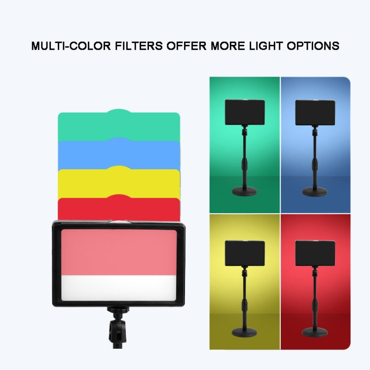 Luce LED 8 pollici 3200-5500K pannello piatto per fotografia