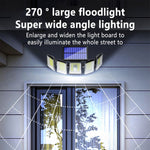 Lampada da parete solare con sensore per esterni IP65