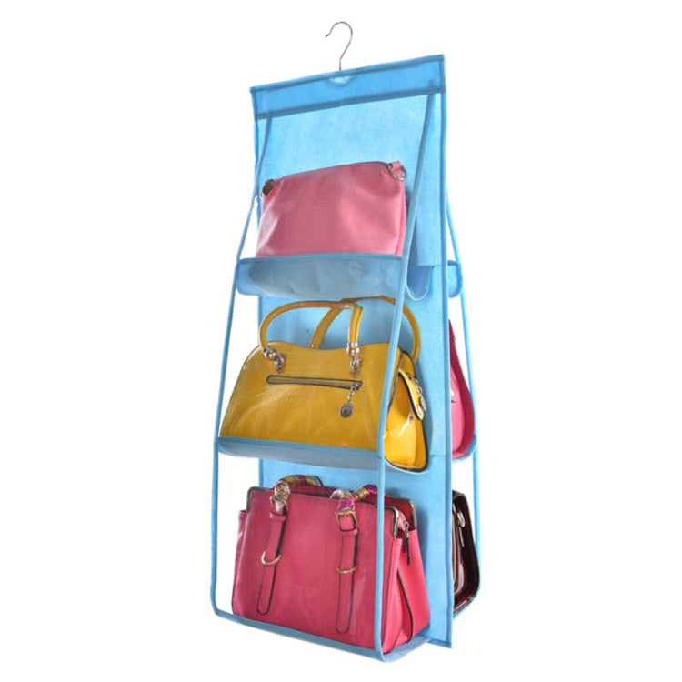 Organizer borsa 6 tasche doppia faccia in tessuto non tessuto