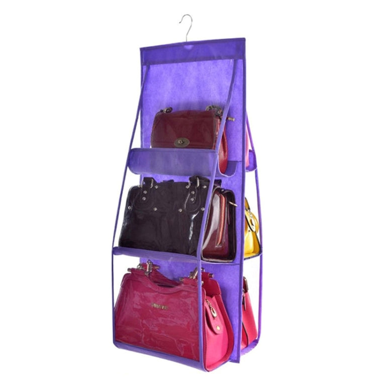 Organizer borsa 6 tasche doppia faccia in tessuto non tessuto