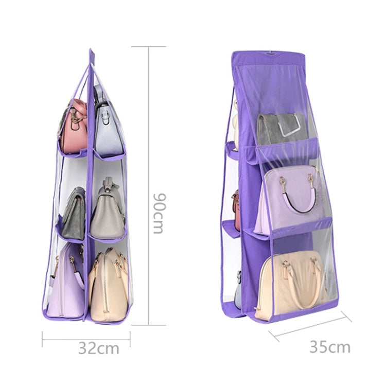 Organizer borsa 6 tasche doppia faccia in tessuto non tessuto