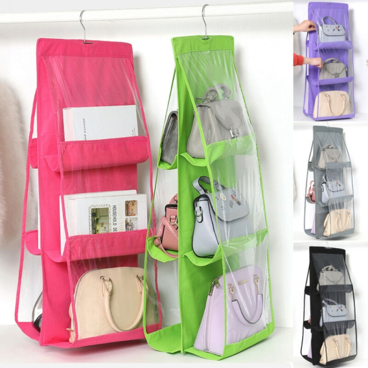 Organizer borsa 6 tasche doppia faccia in tessuto non tessuto