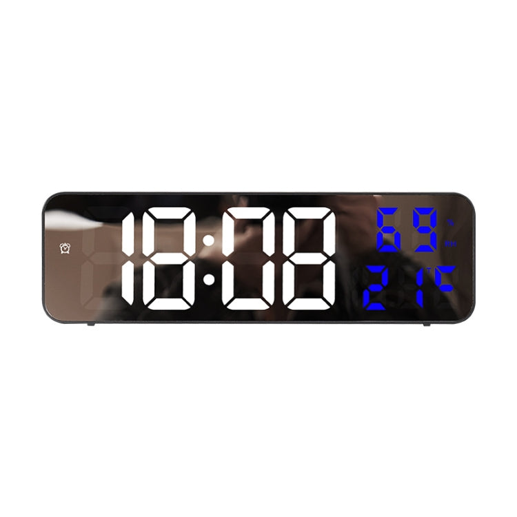 Sveglia digitale LED con schermo a specchio e display temperatura