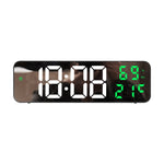 Sveglia digitale LED con schermo a specchio e display temperatura
