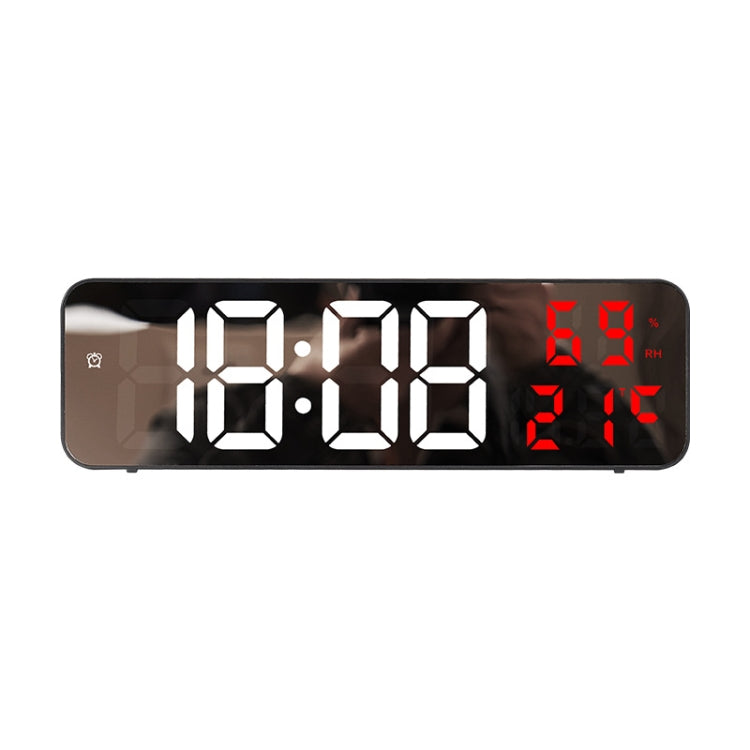 Sveglia digitale LED con schermo a specchio e display temperatura