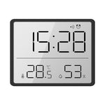 Orologio digitale da parete con temperatura LCD magnetica