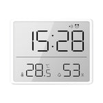 Orologio digitale da parete con temperatura LCD magnetica