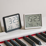 Orologio digitale da parete con temperatura LCD magnetica