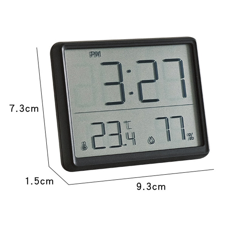 Orologio digitale da parete con temperatura LCD magnetica