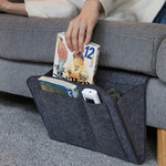 Borsa portaoggetti in feltro da appendere 34x22x12 cm