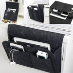 Borsa portaoggetti in feltro da appendere 34x22x12 cm