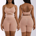 Pantaloni modellanti shapewear donna senza cuciture
