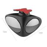 Specchio retrovisore grandangolare 2 in 1 per auto