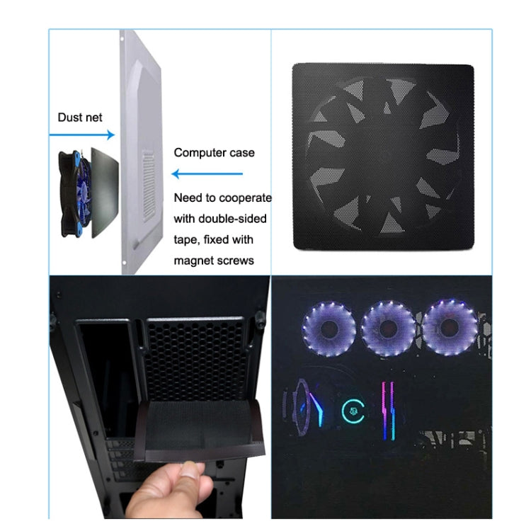 Filtro antipolvere magnetico per ventola PC in PVC