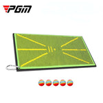 Tappetino allenamento golf con perline e 5 palline spugna