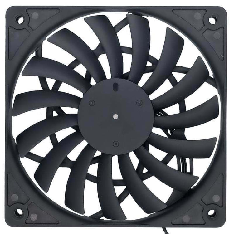 Ventola raffreddamento PC 14cm 4 pin PWM ultrasottile