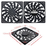 Ventola raffreddamento PC 14cm 4 pin PWM ultrasottile