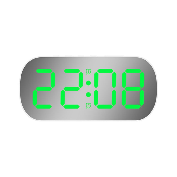 Display digitale LED con orologio e sveglia a specchio