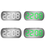 Display digitale LED con orologio e sveglia a specchio