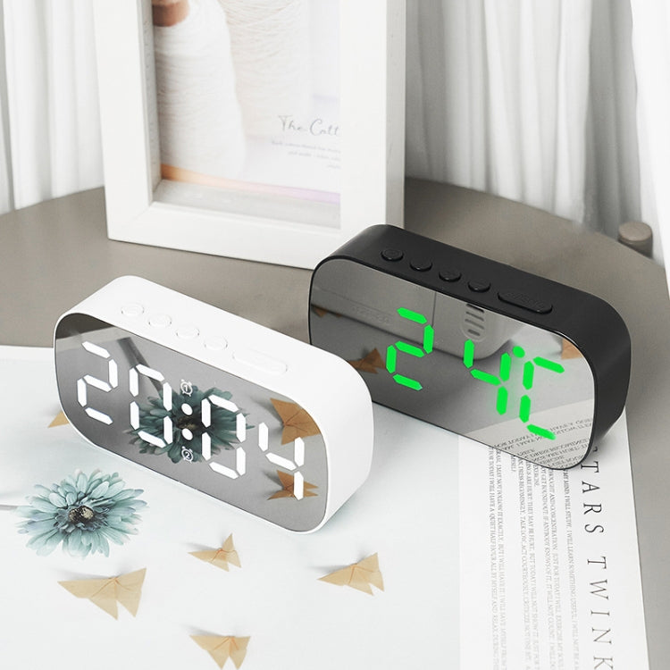 Display digitale LED con orologio e sveglia a specchio