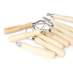 Set 10 strumenti raschietto per argilla e ceramica
